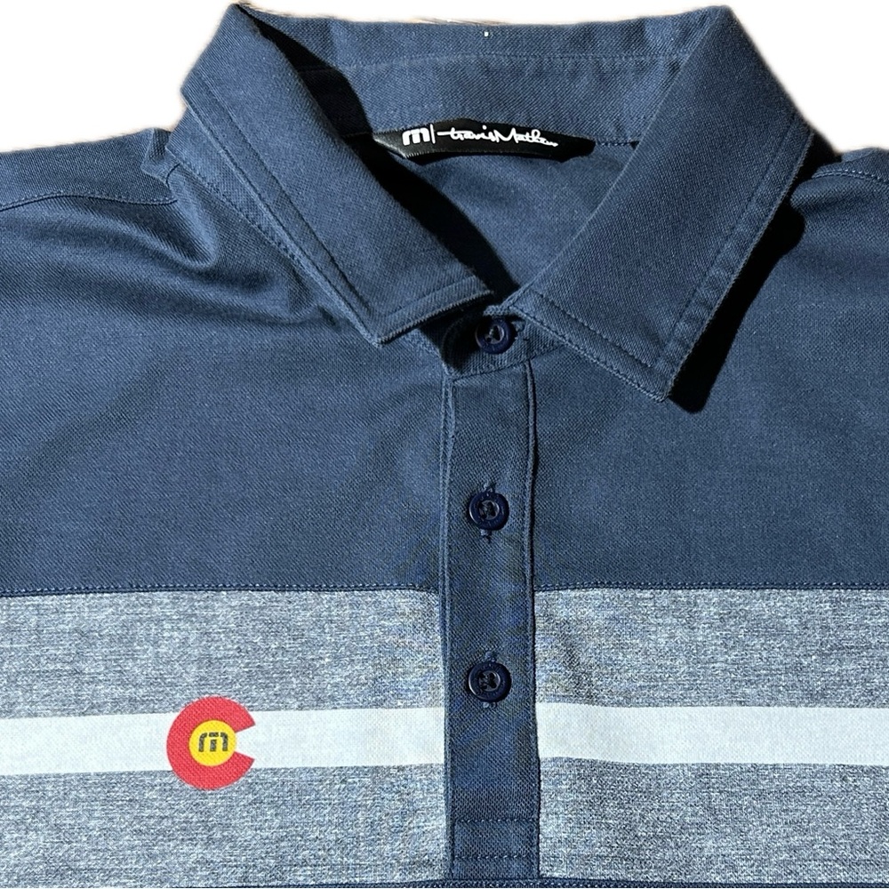 Travis Mathew~Golf Polo Shirt~Men~Sz. Large ~FCA Fellowship of Christian Athlete